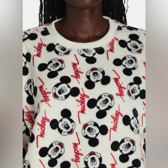 Mickey Mouse Women's Plush Graphic Character Sweatshirt Gift Box | NEW/NWT!!♥️🖤 - Picture 11 of 14